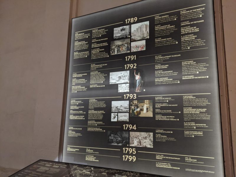 コンシェルジュリーフランス革命の展示
